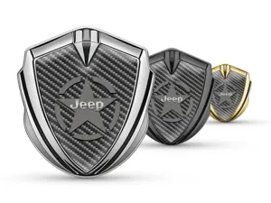 Jeep Emblema Silicone Badge Durevole Tocco Premium